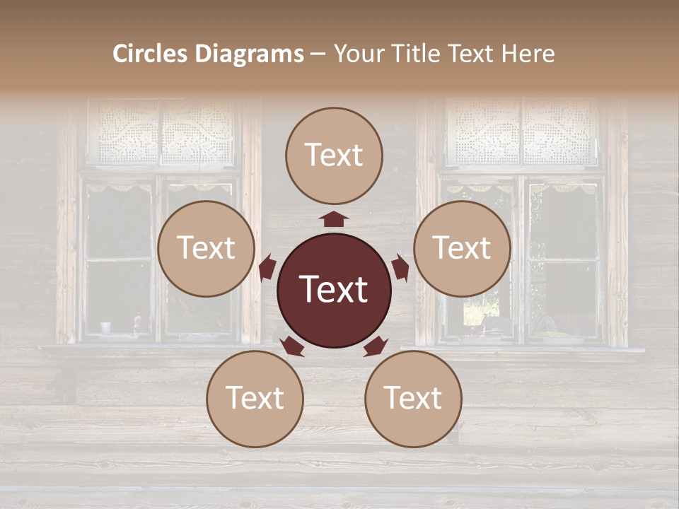 Old Wooden Windows PowerPoint Template