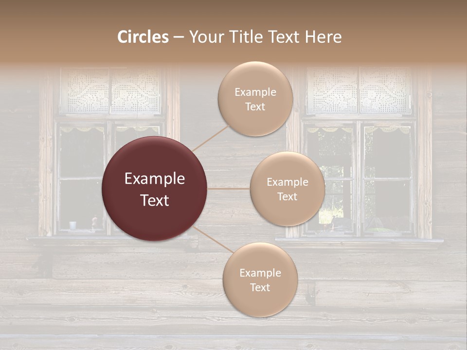 Old Wooden Windows PowerPoint Template