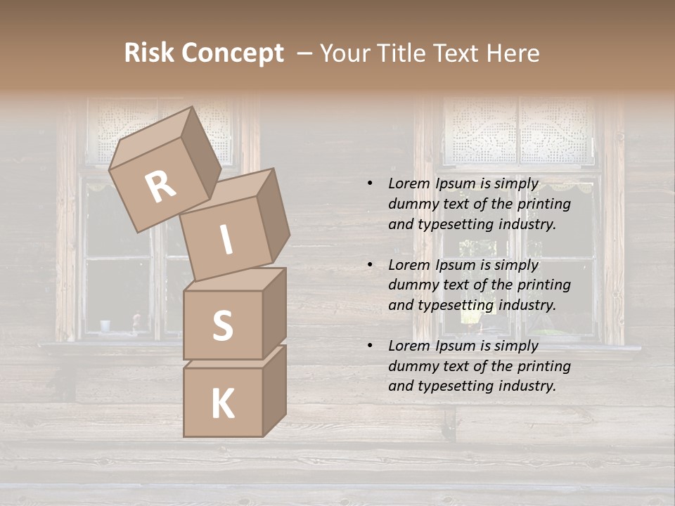 Old Wooden Windows PowerPoint Template