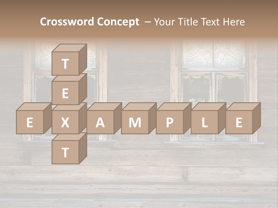 Old Wooden Windows PowerPoint Template