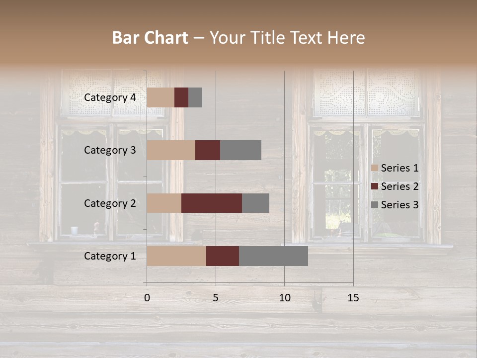 Old Wooden Windows PowerPoint Template