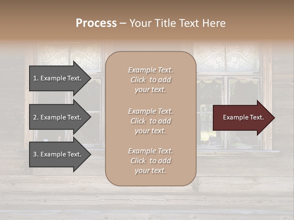 Old Wooden Windows PowerPoint Template