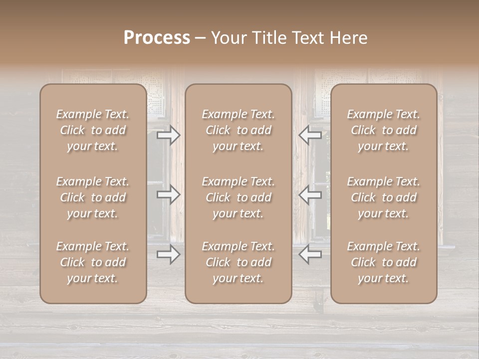 Old Wooden Windows PowerPoint Template