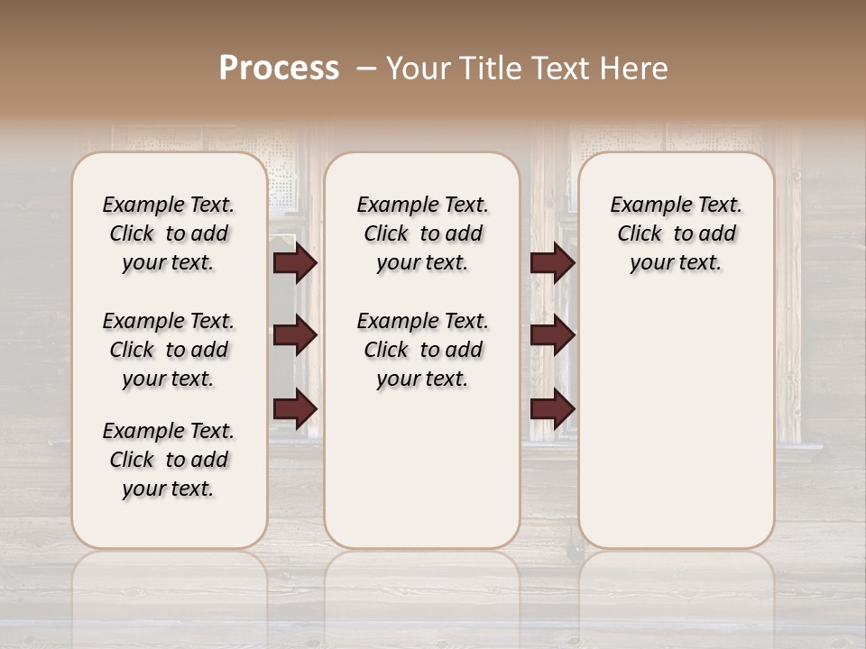 Old Wooden Windows PowerPoint Template