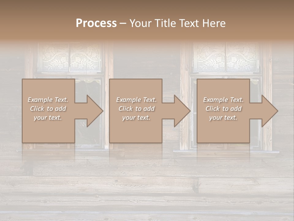 Old Wooden Windows PowerPoint Template