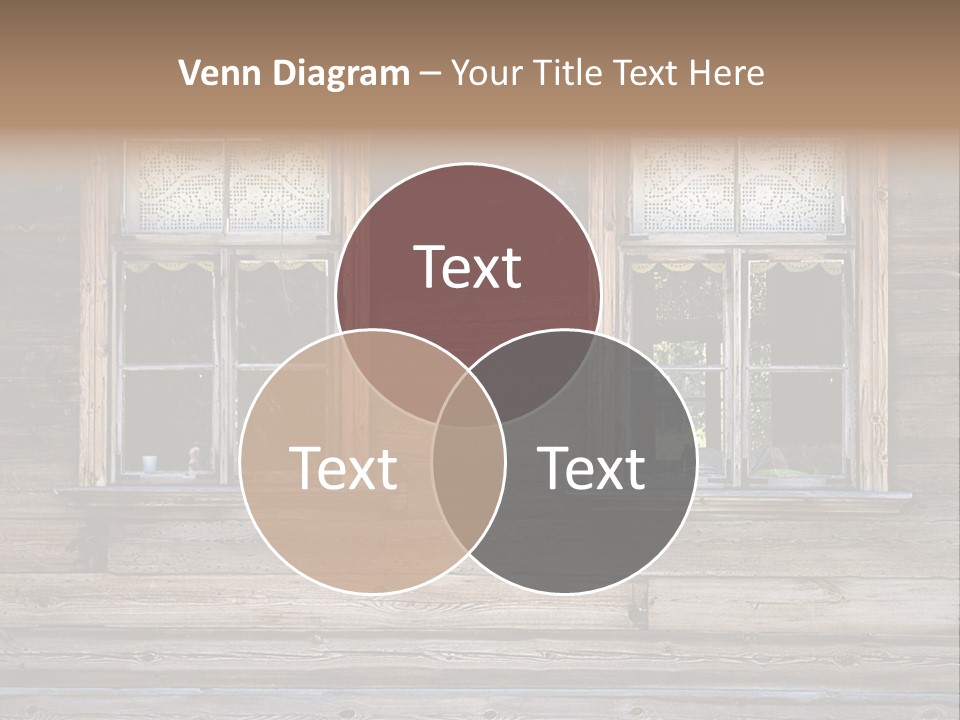 Old Wooden Windows PowerPoint Template