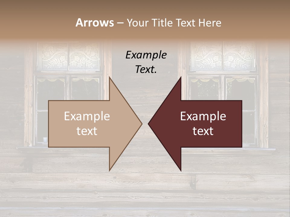 Old Wooden Windows PowerPoint Template