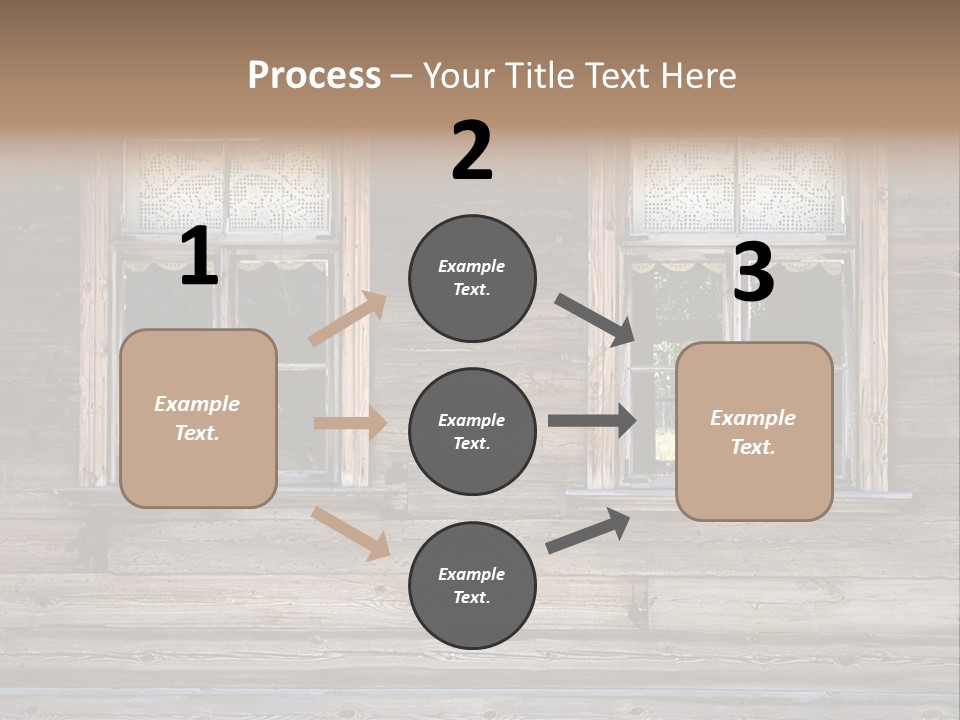 Old Wooden Windows PowerPoint Template