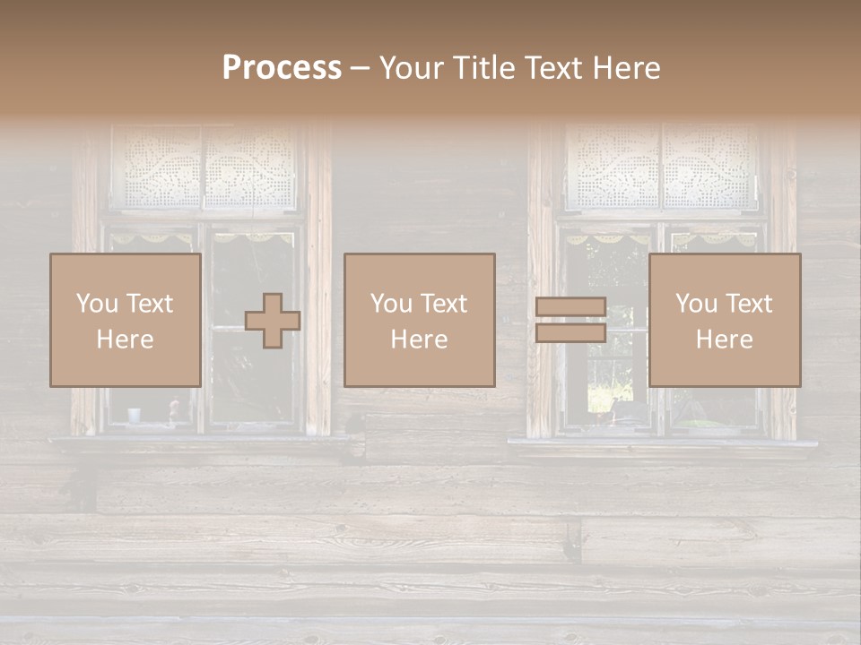 Old Wooden Windows PowerPoint Template