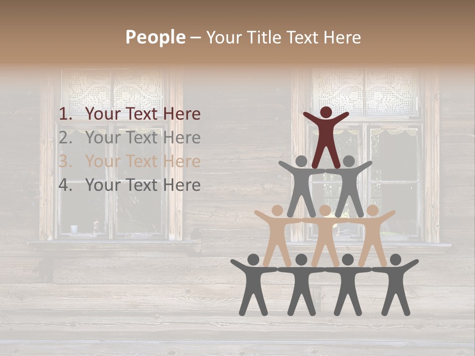 Old Wooden Windows PowerPoint Template