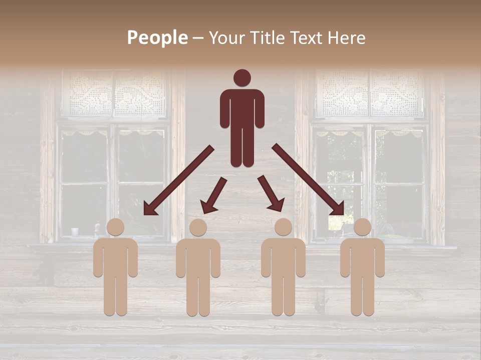 Old Wooden Windows PowerPoint Template