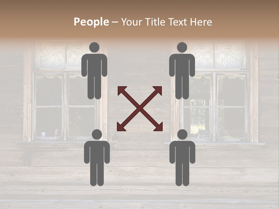 Old Wooden Windows PowerPoint Template