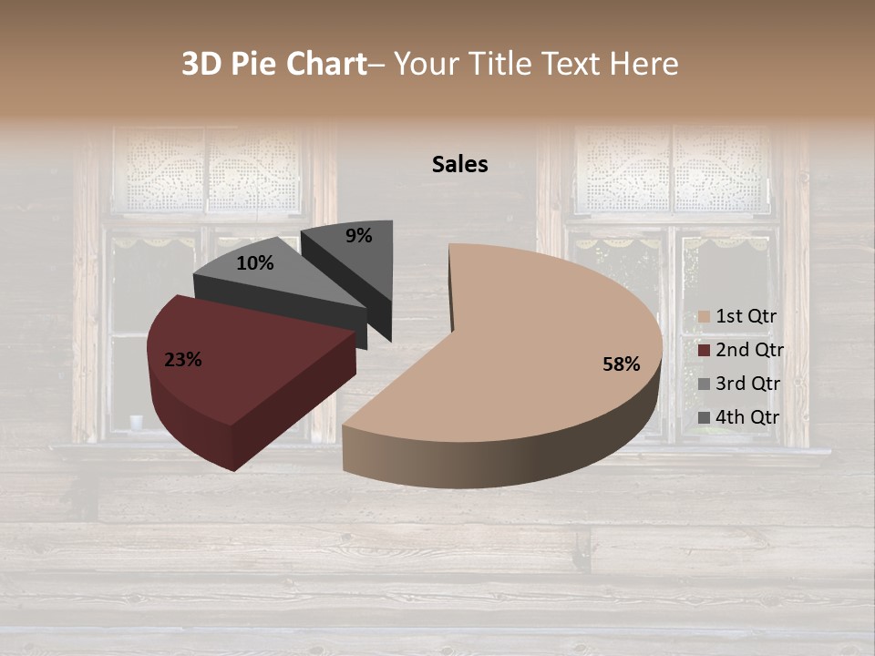 Old Wooden Windows PowerPoint Template