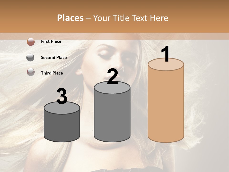 Woman Hair PowerPoint Template