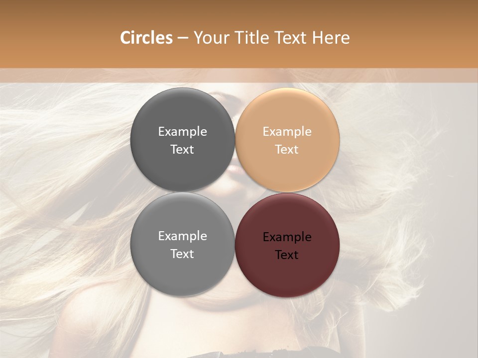 Woman Hair PowerPoint Template