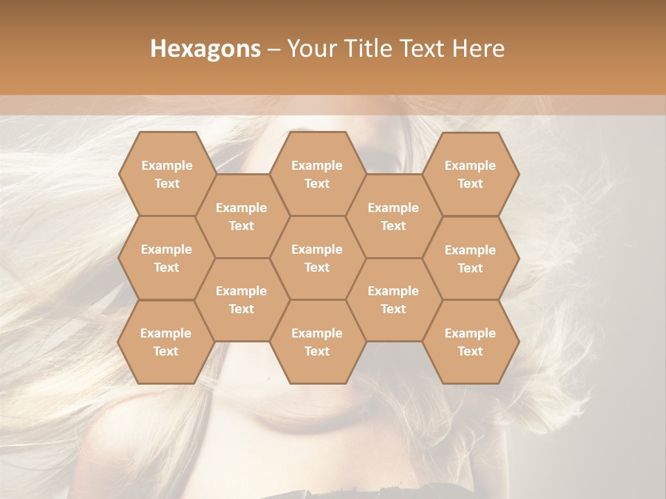 Woman Hair PowerPoint Template