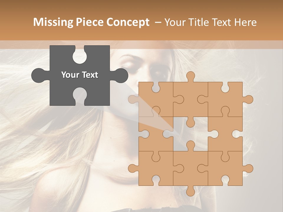 Woman Hair PowerPoint Template