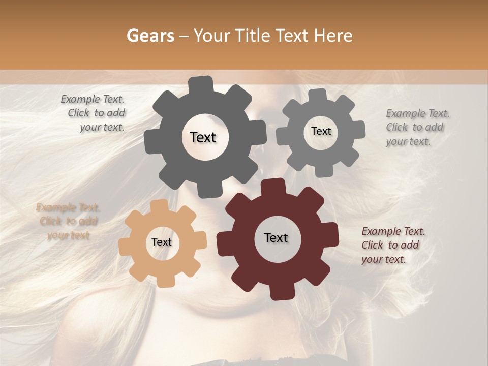 Woman Hair PowerPoint Template