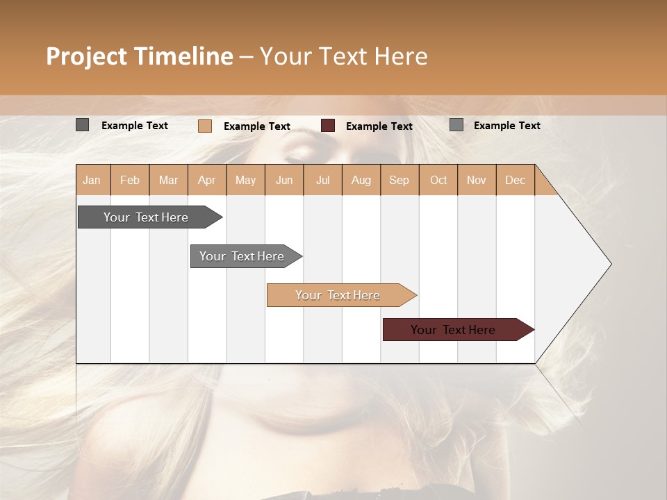 Woman Hair PowerPoint Template