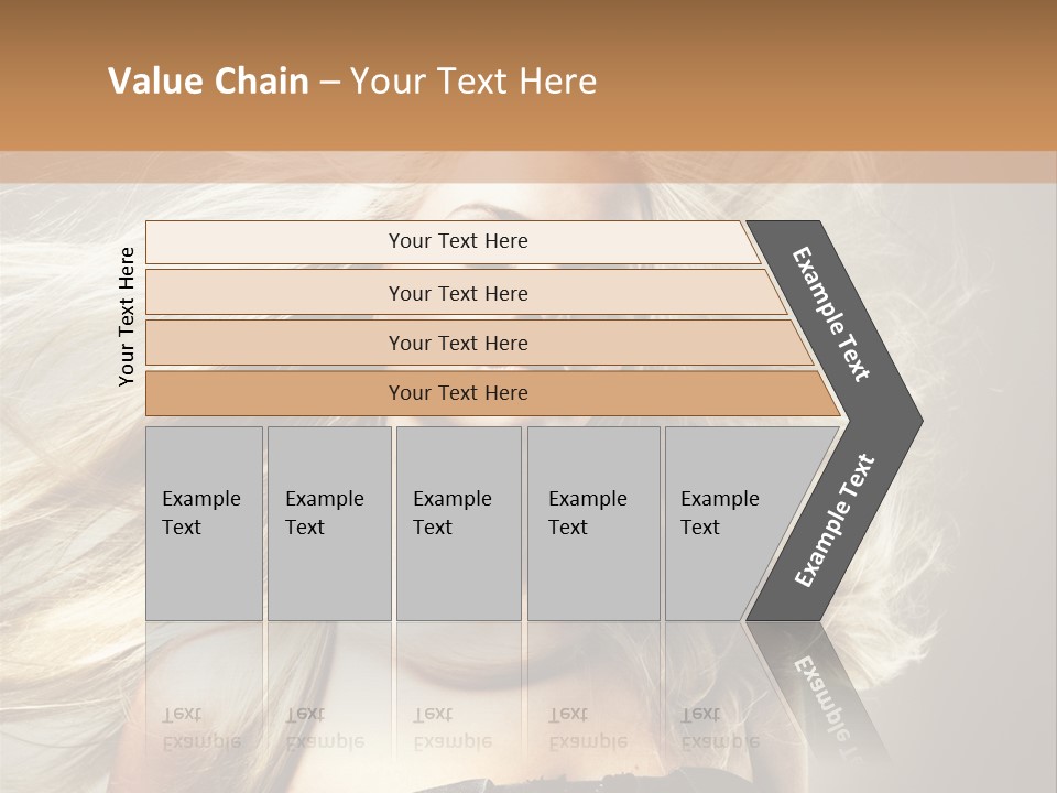 Woman Hair PowerPoint Template