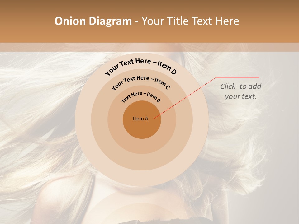 Woman Hair PowerPoint Template