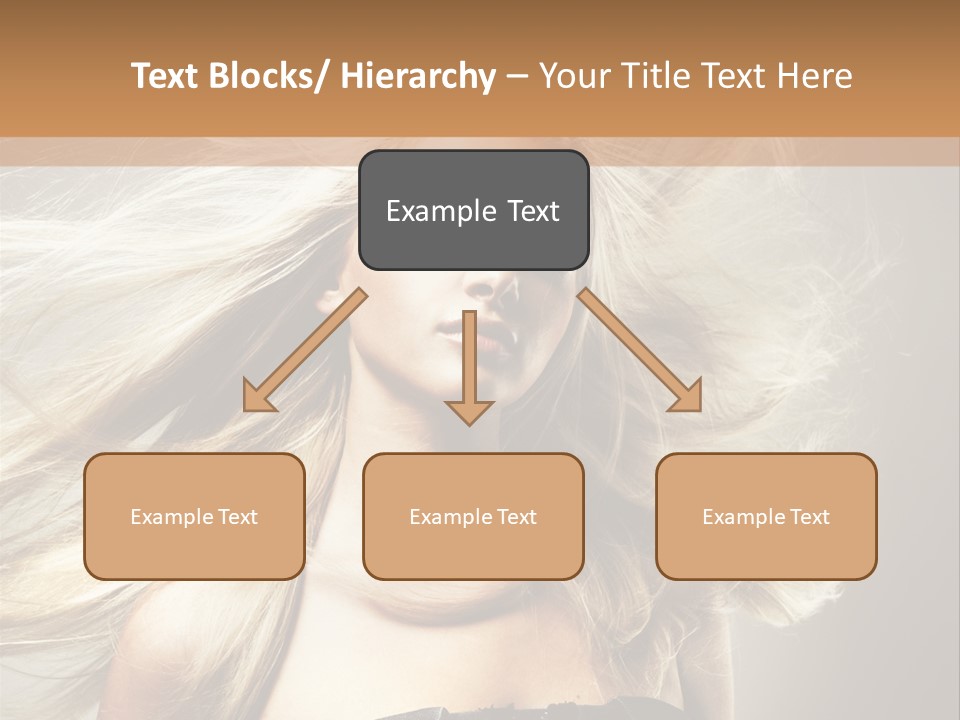 Woman Hair PowerPoint Template