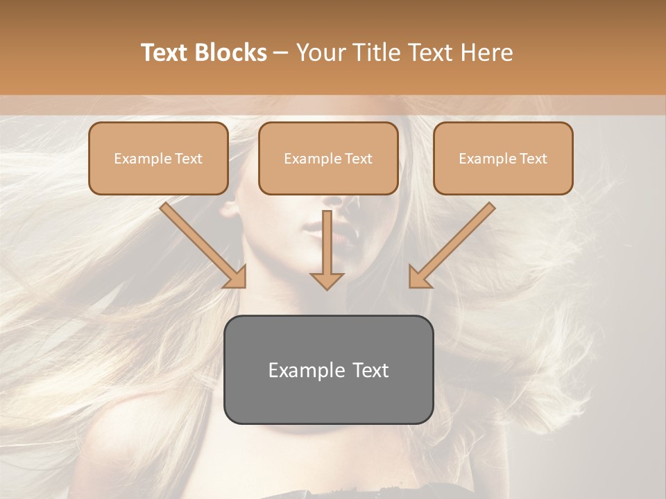 Woman Hair PowerPoint Template