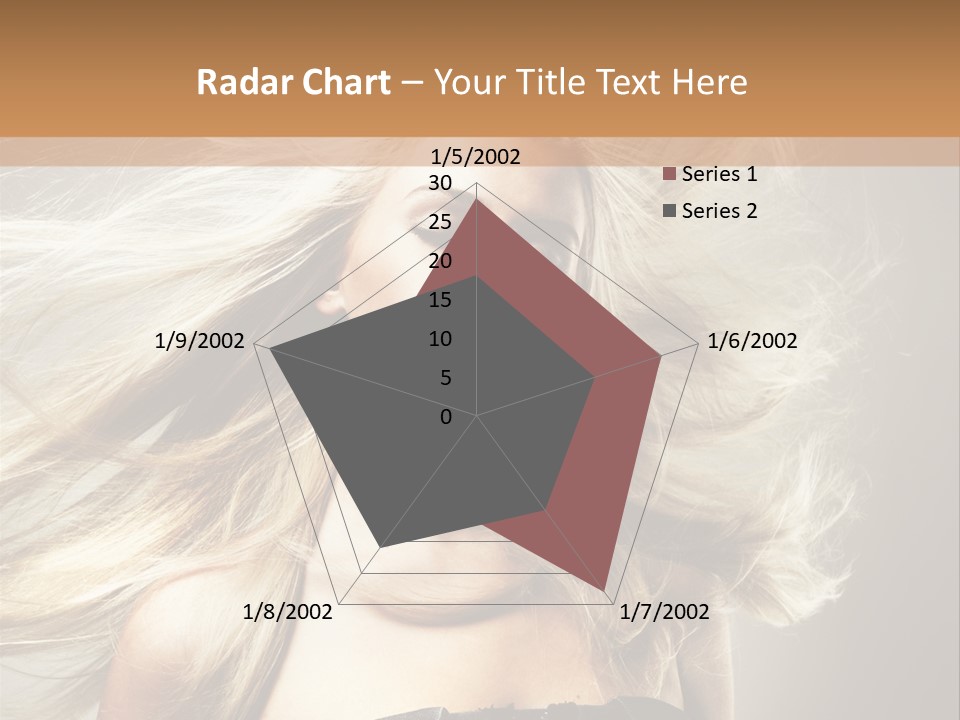 Woman Hair PowerPoint Template