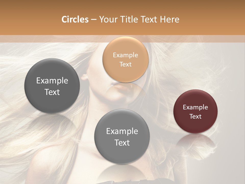 Woman Hair PowerPoint Template