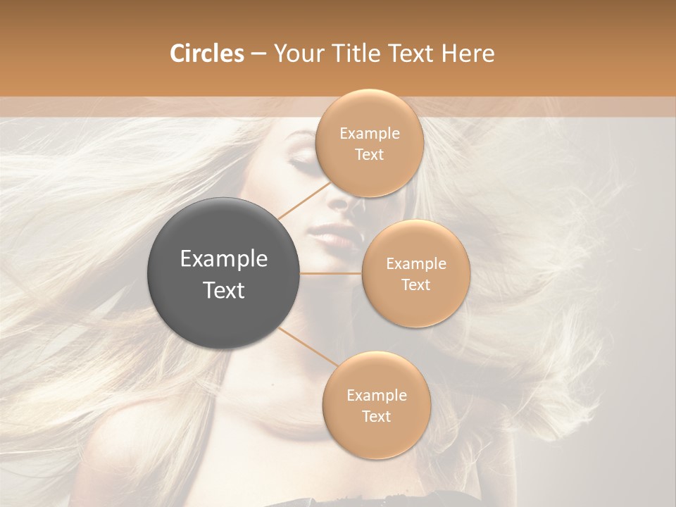 Woman Hair PowerPoint Template