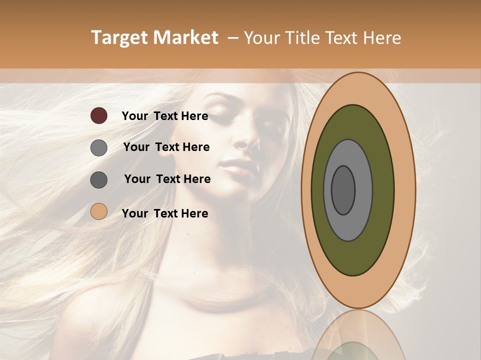 Woman Hair PowerPoint Template