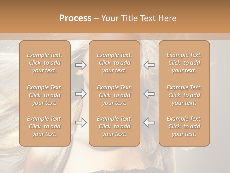 Woman Hair PowerPoint Template