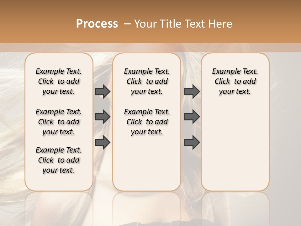 Woman Hair PowerPoint Template