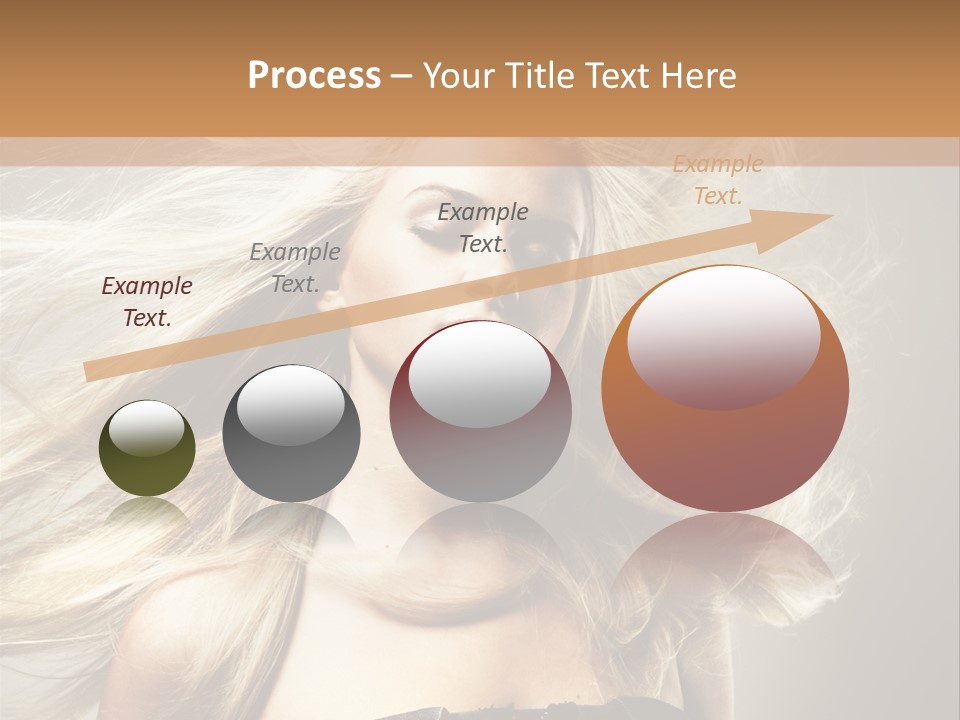 Woman Hair PowerPoint Template