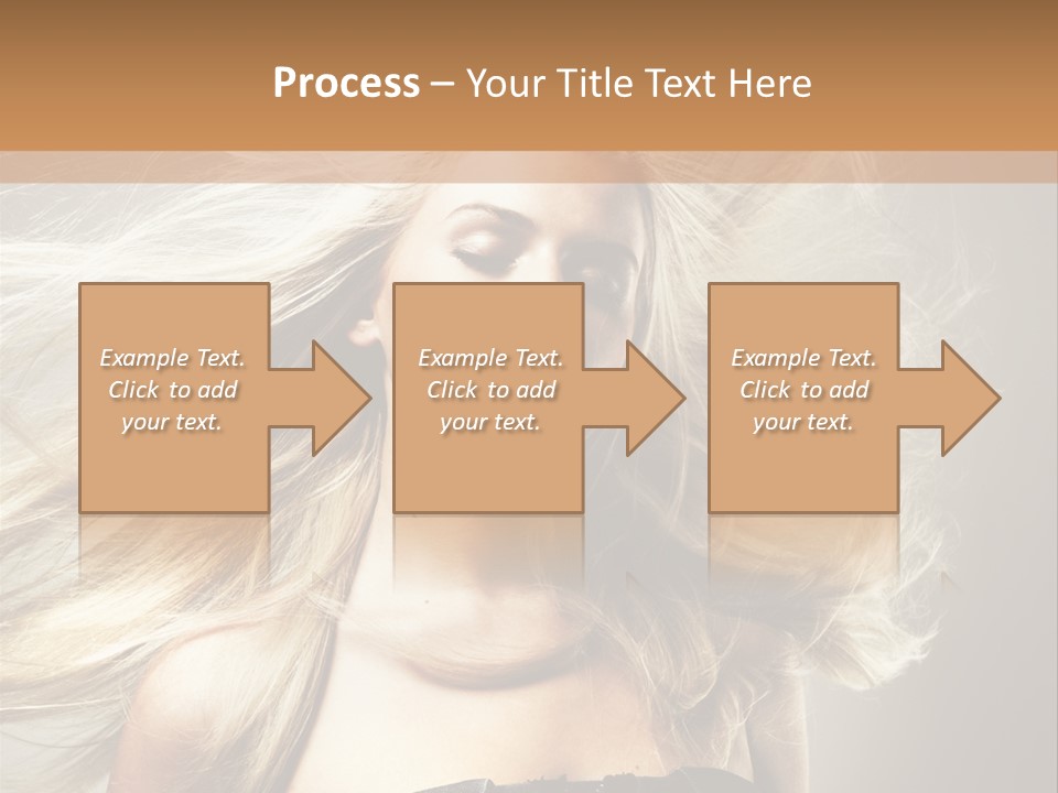 Woman Hair PowerPoint Template