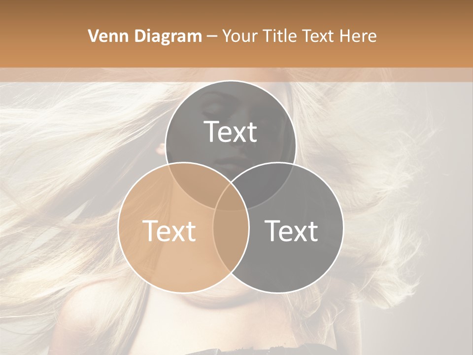 Woman Hair PowerPoint Template