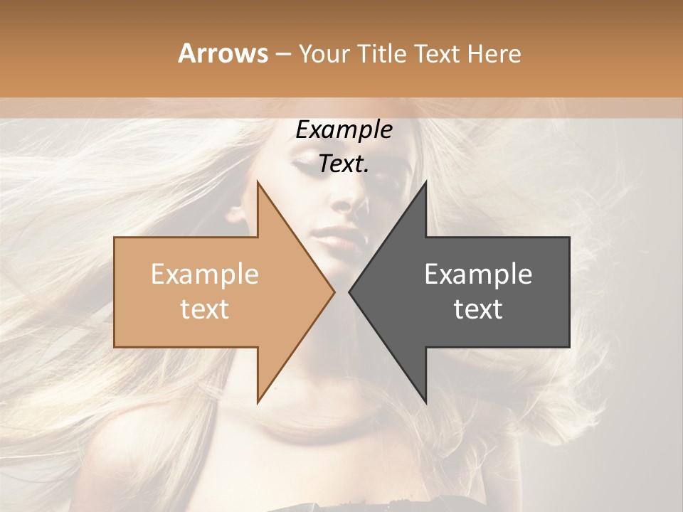 Woman Hair PowerPoint Template