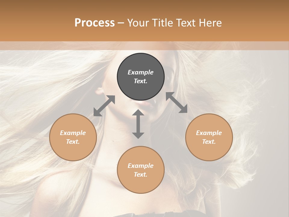 Woman Hair PowerPoint Template