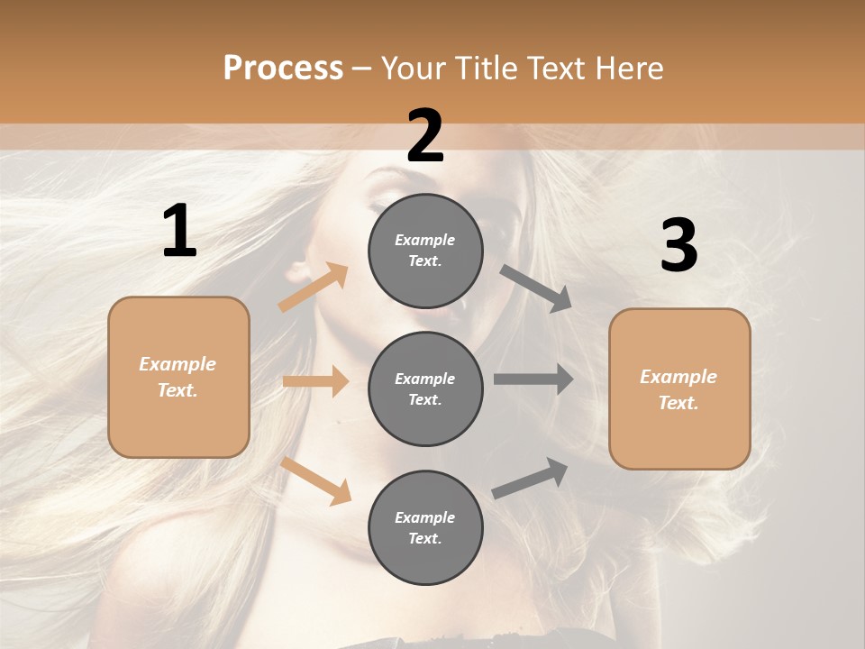 Woman Hair PowerPoint Template