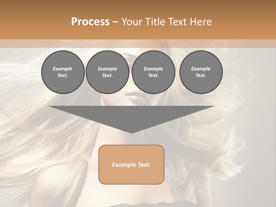 Woman Hair PowerPoint Template