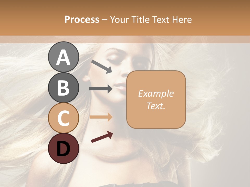 Woman Hair PowerPoint Template