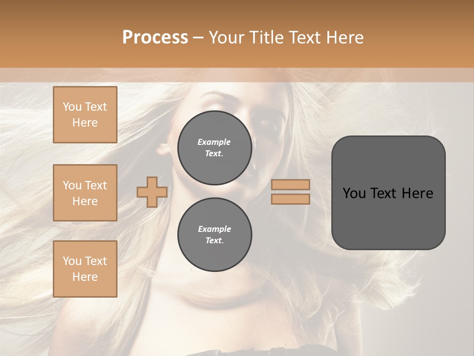 Woman Hair PowerPoint Template