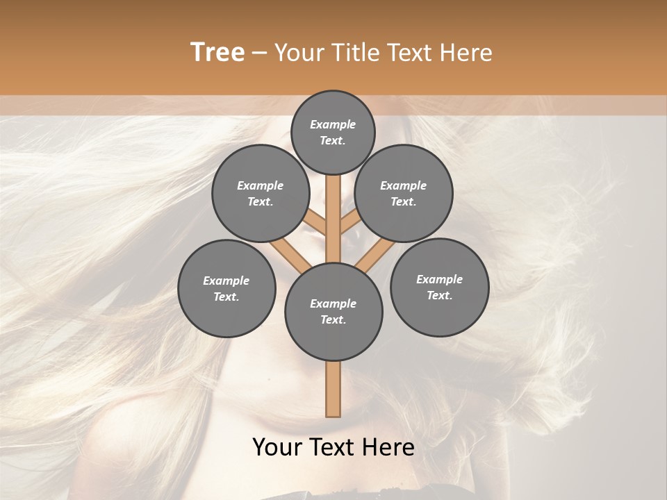 Woman Hair PowerPoint Template