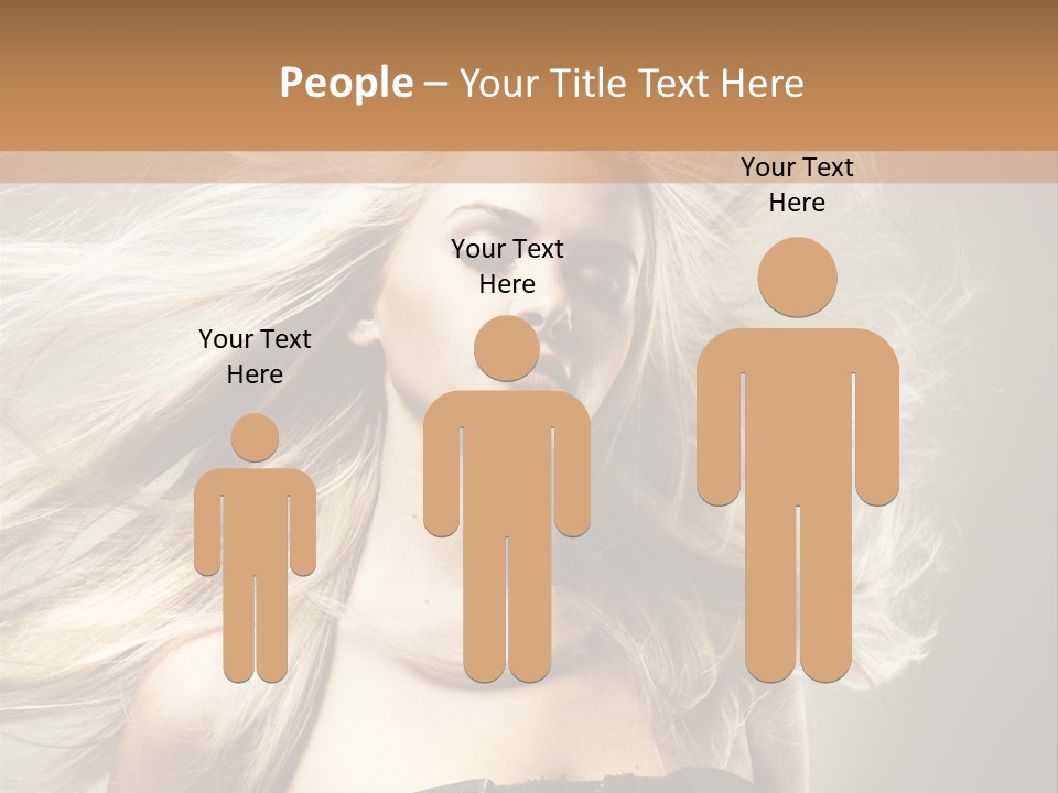 Woman Hair PowerPoint Template