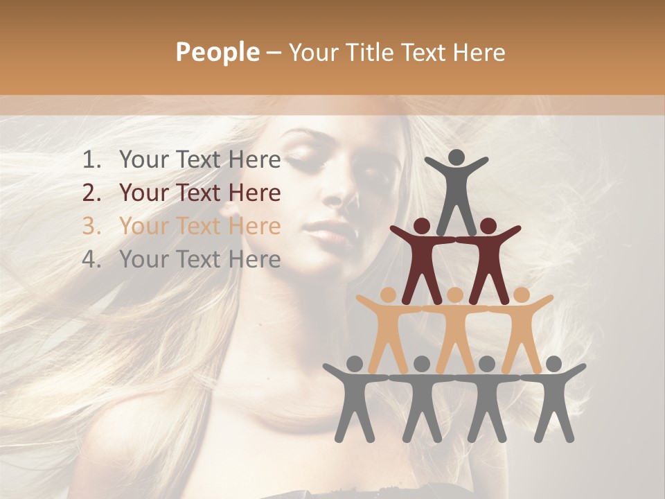 Woman Hair PowerPoint Template