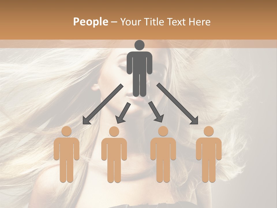 Woman Hair PowerPoint Template