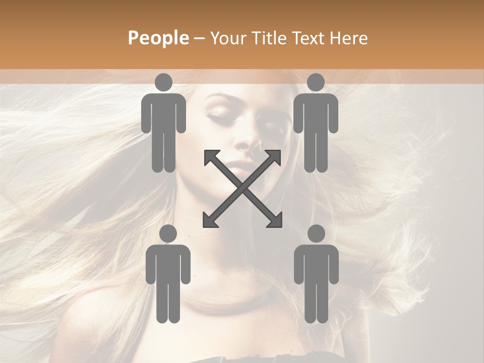 Woman Hair PowerPoint Template