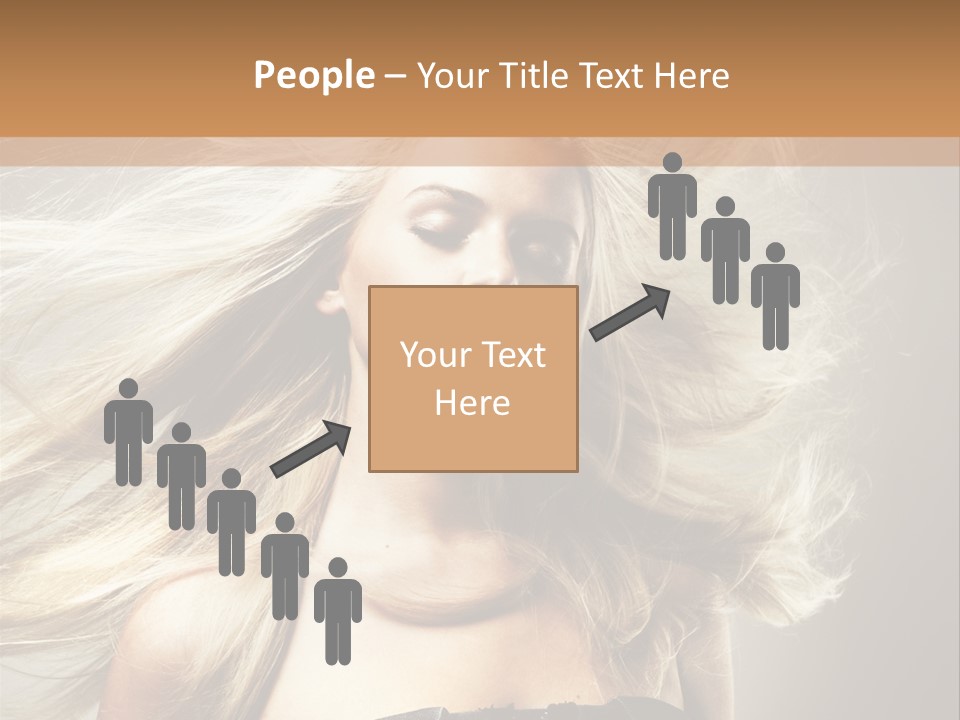 Woman Hair PowerPoint Template