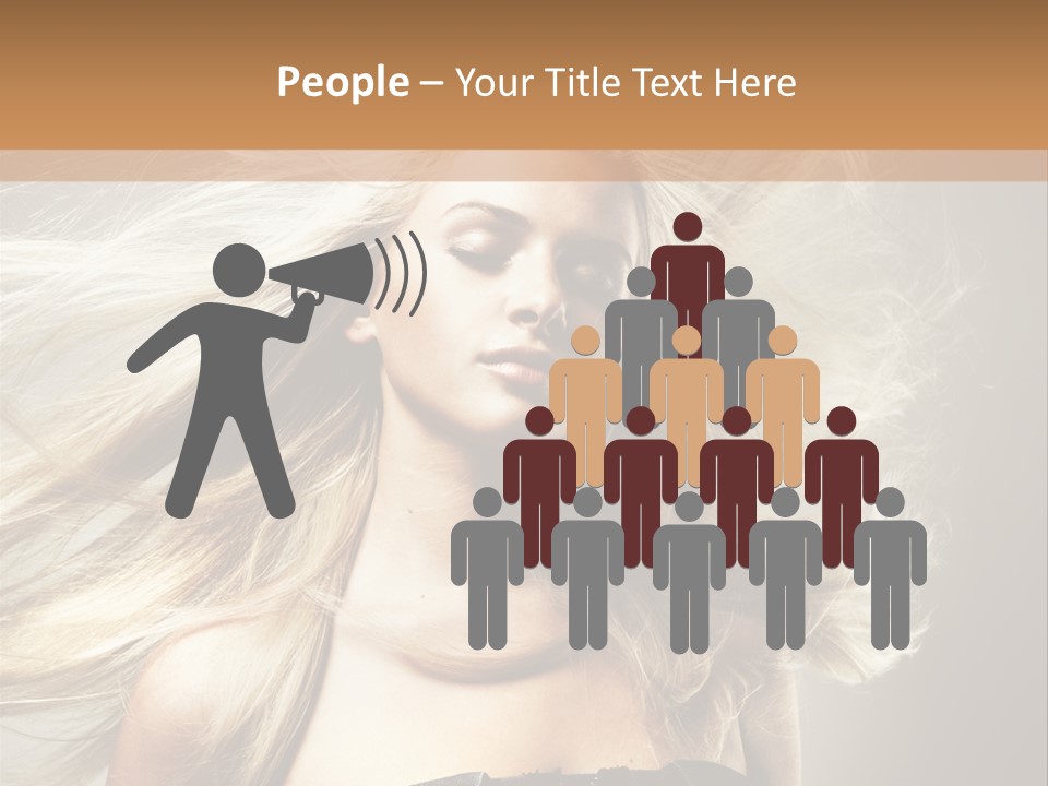 Woman Hair PowerPoint Template