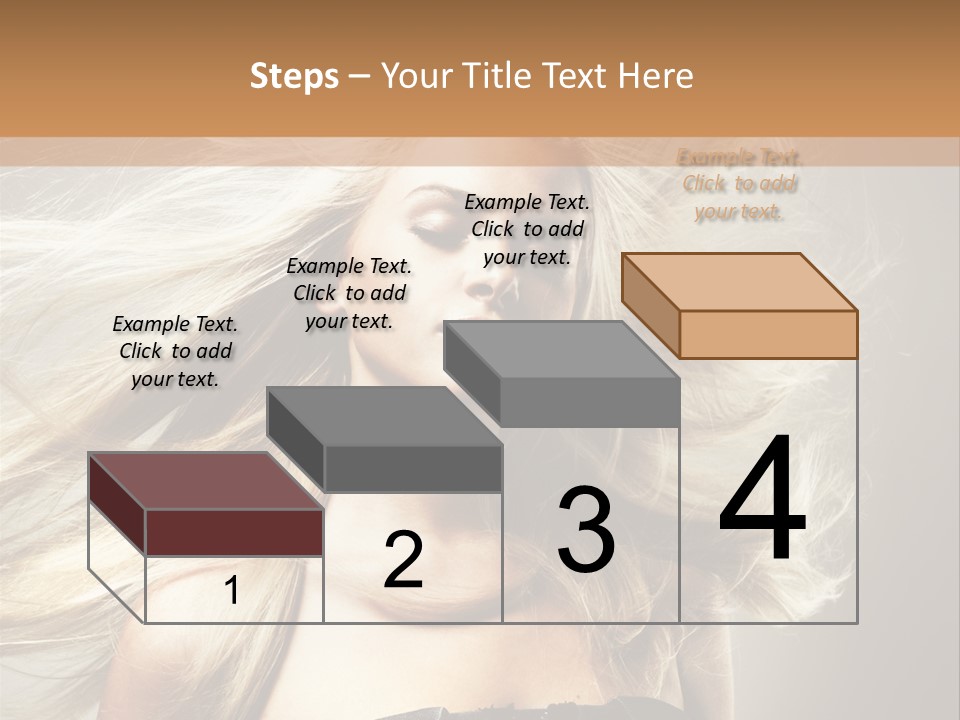 Woman Hair PowerPoint Template